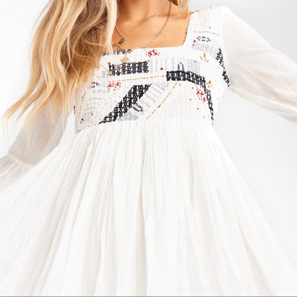 SMYM MAGDALENA MINI (RUFFLE PATCHWORK WHITE) - Picture 2 of 9